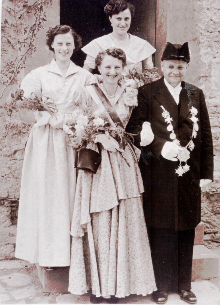 Majestäten in Welda 1955