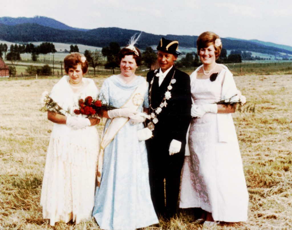 Majestäten in Welda 1964