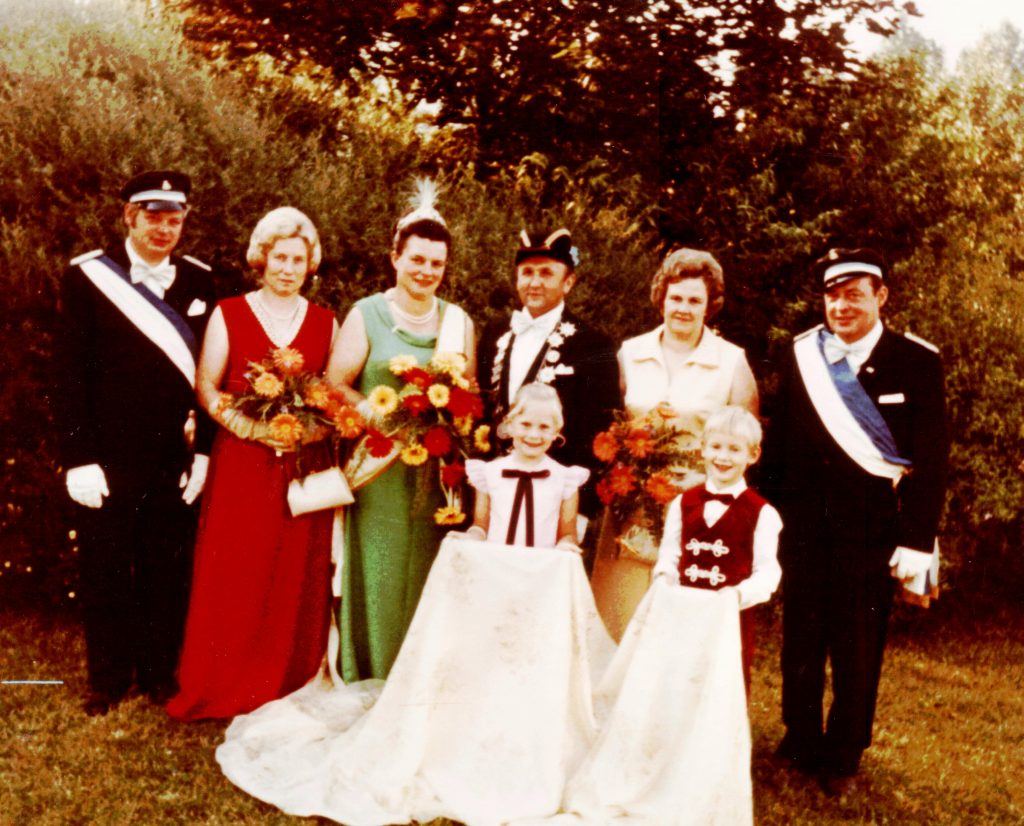 Majestäten in Welda 1973